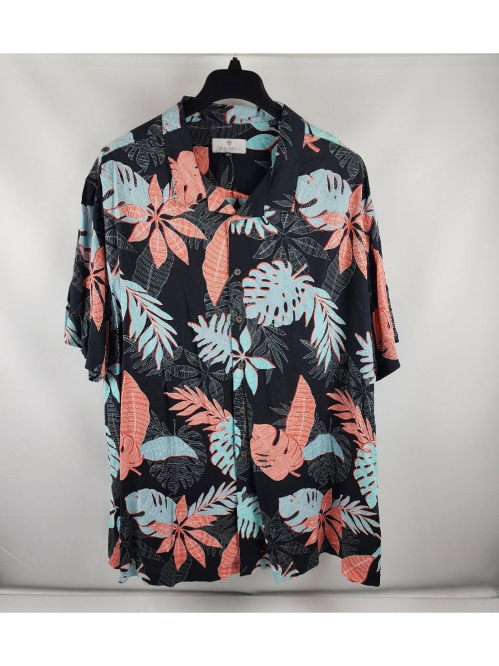 Oak Hill Shirt Mens 3XL Multi Floral Hawaiian Button Up Short Sleeve NWT